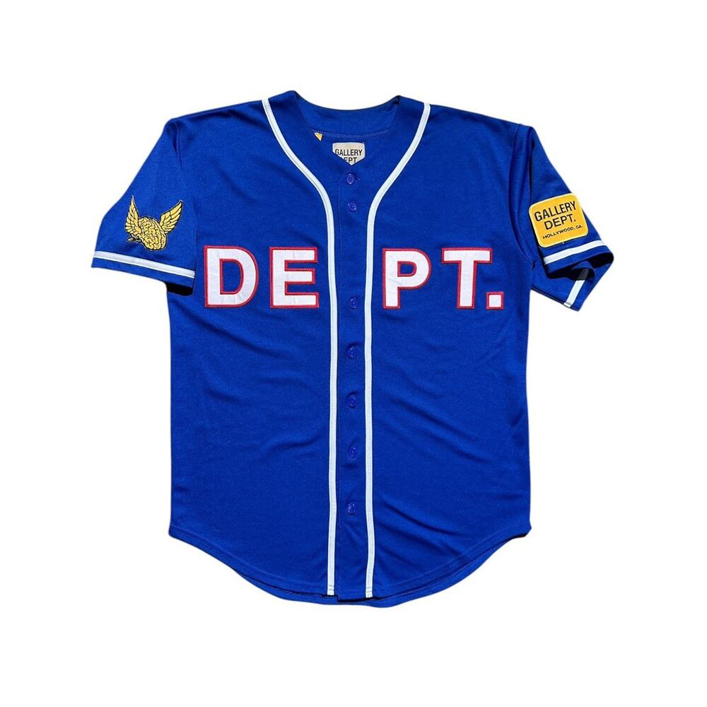Patchwork Embroidered Baseball Jersey - image 1
